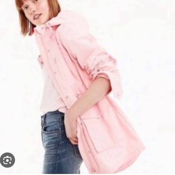 J. Crew Light Pink perfect lightweight jacket.  Women's size XS - Picture 14 of 16